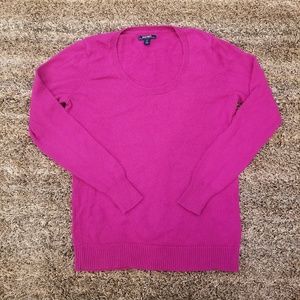 Old Navy Fuchsia Pink Long Sleeves Sweater